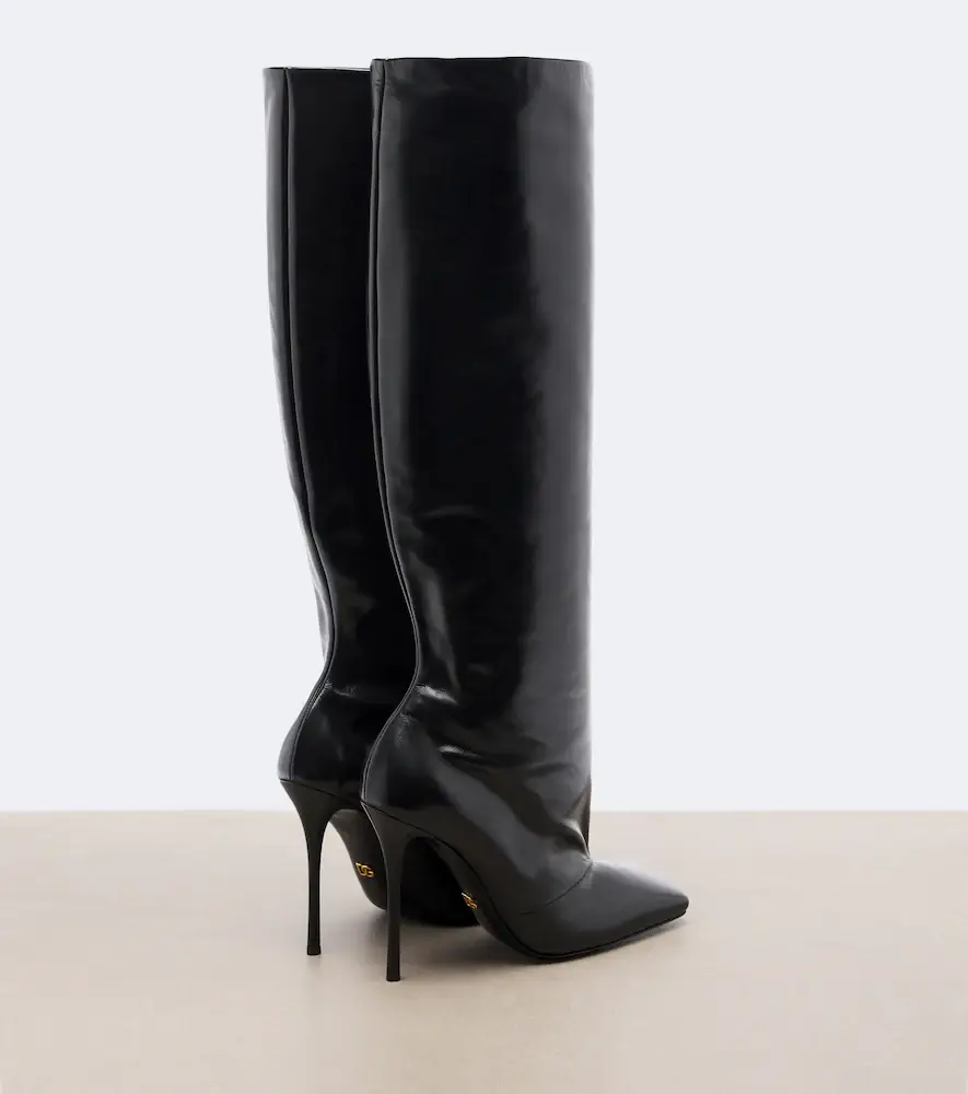 Dolce & Gabbana Leather knee-high boots | Thumbnail 2 Dolce & Gabbana Leather knee-high boots | Thumbnail 2