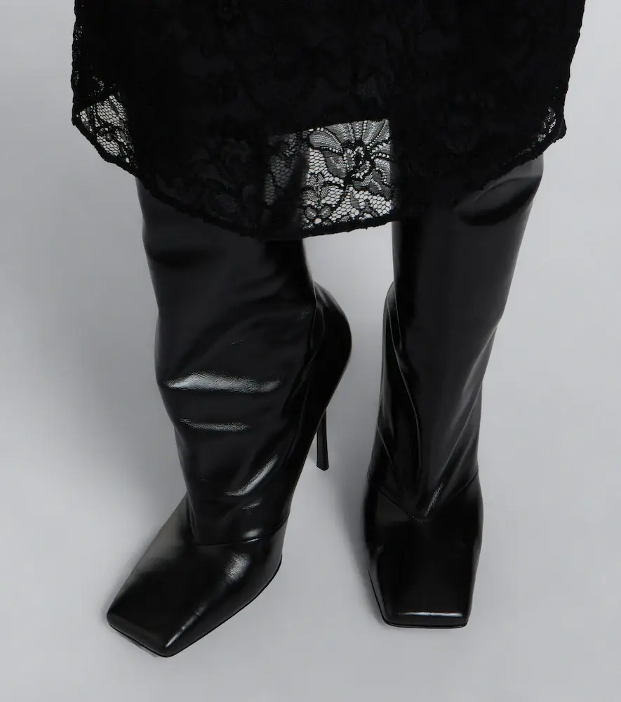 Dolce & Gabbana Leather knee-high boots | Thumbnail 5 Dolce & Gabbana Leather knee-high boots | Thumbnail 5
