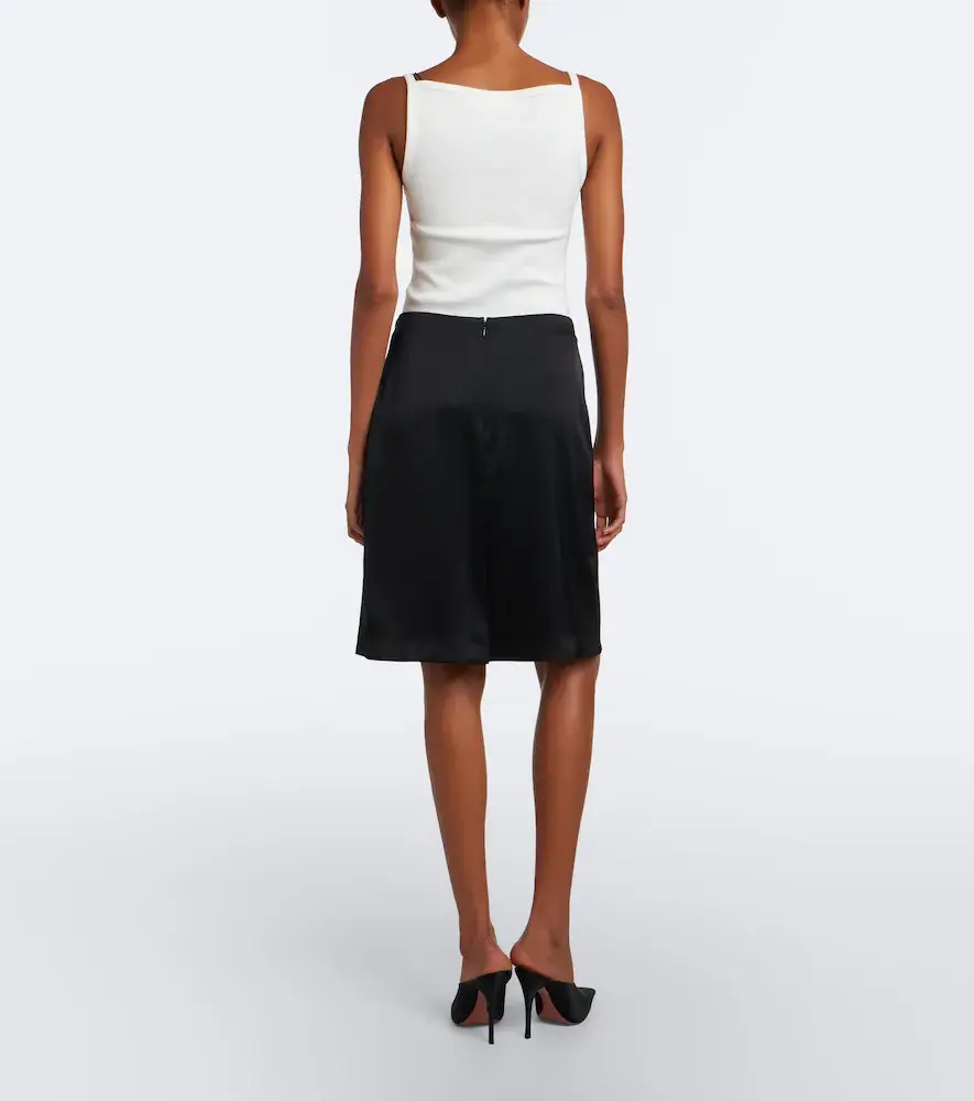 Courrèges Courrèges Satin pencil skirt | Thumbnail 6 Courrèges Courrèges Satin pencil skirt | Thumbnail 6