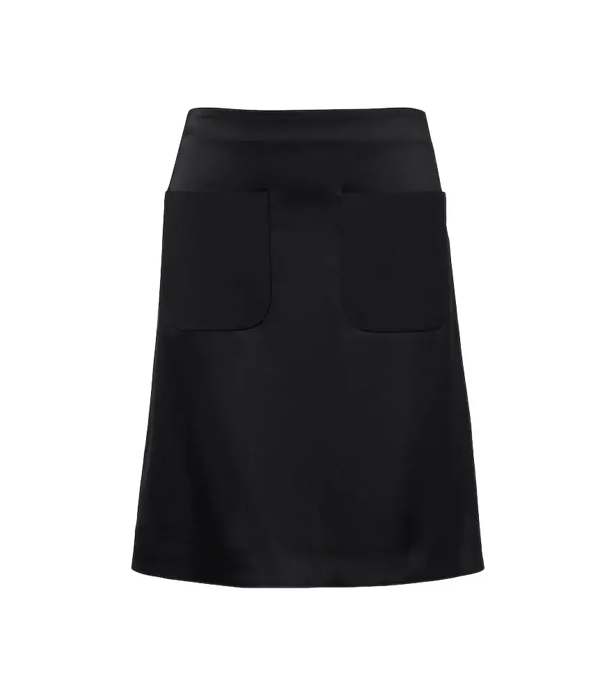 Courrèges Satin pencil skirt Courrèges Satin pencil skirt
