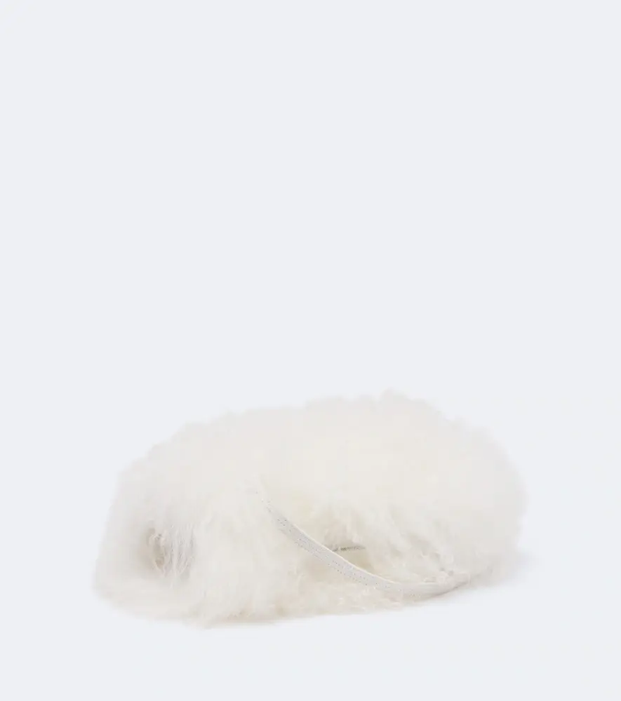 Yves Salomon Manchon Small shearling crossbody bag | Thumbnail 2 Yves Salomon Manchon Small shearling crossbody bag | Thumbnail 2
