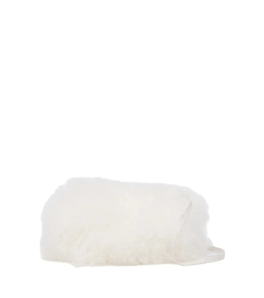 Yves Salomon Manchon Small shearling crossbody bag