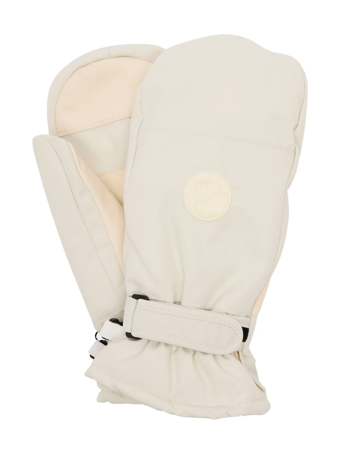 Yves Salomon Leather-trimmed ski gloves