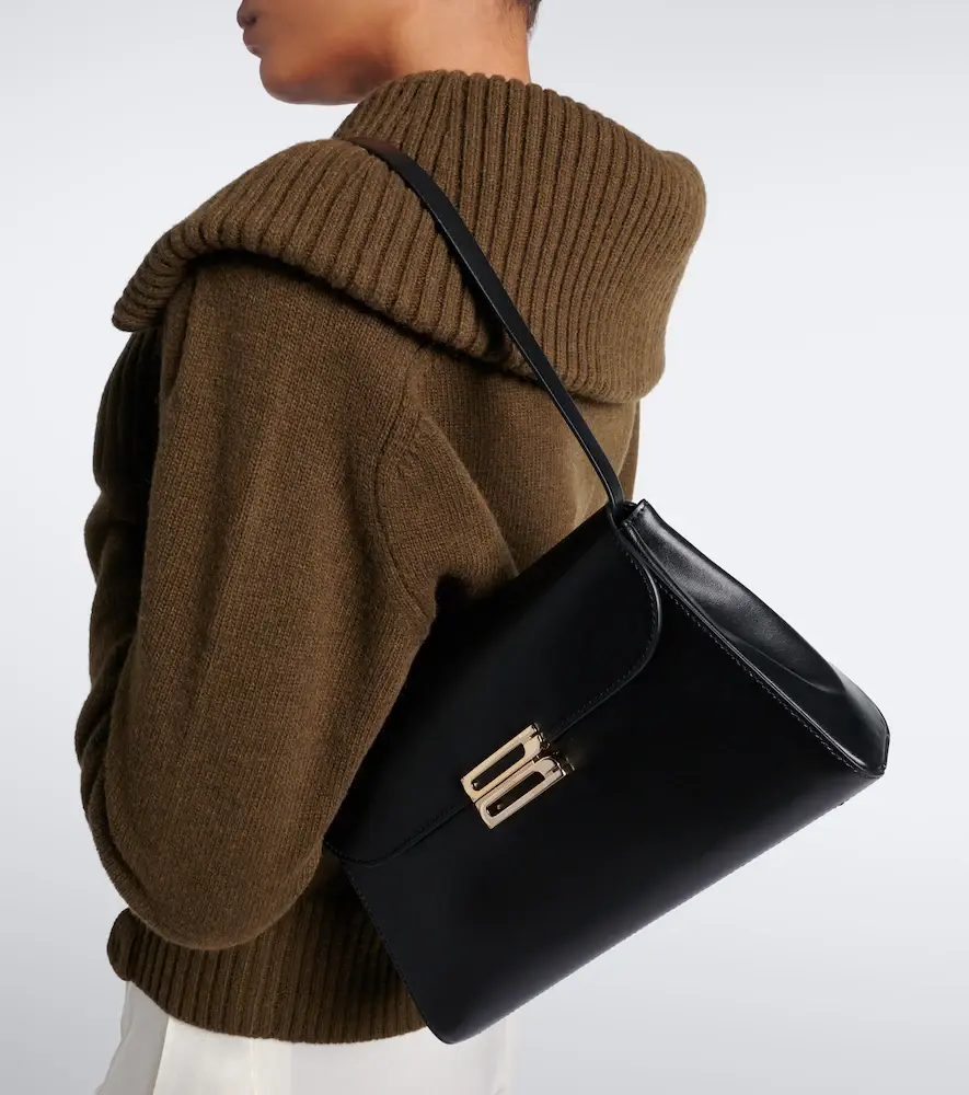 Victoria Beckham Dorian Trapeze leather shoulder bag | Thumbnail 4