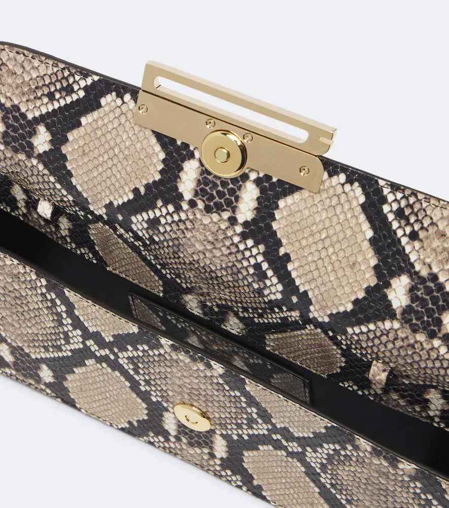 Victoria Beckham Dorian East-West leather clutch | Thumbnail 2