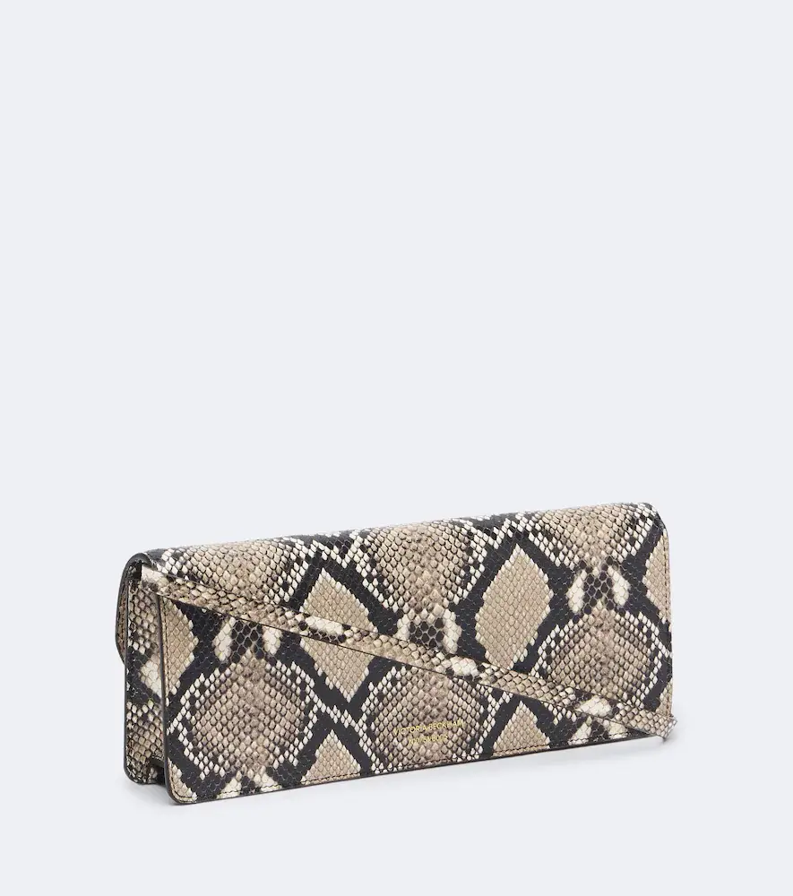 Victoria Beckham Dorian East-West leather clutch | Thumbnail 3
