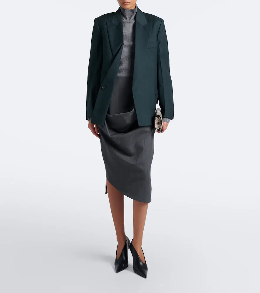 Victoria Beckham Dorian East-West leather clutch | Thumbnail 5