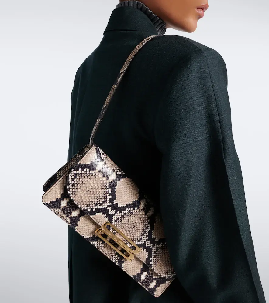 Victoria Beckham Dorian East-West leather clutch | Thumbnail 6