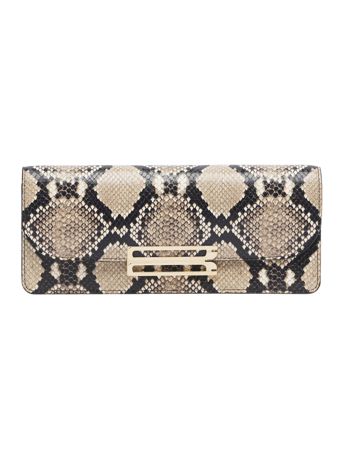 Victoria Beckham Dorian East-West leather clutch