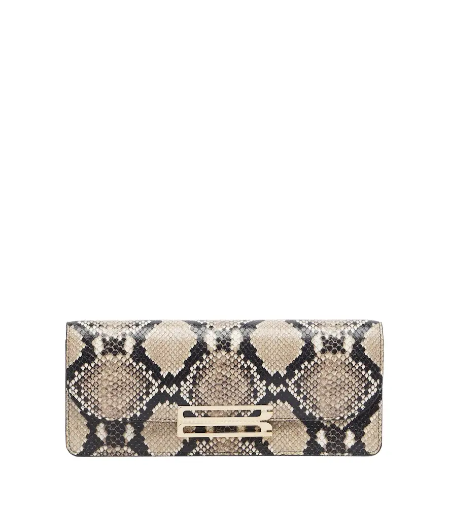Victoria Beckham Dorian East-West leather clutch