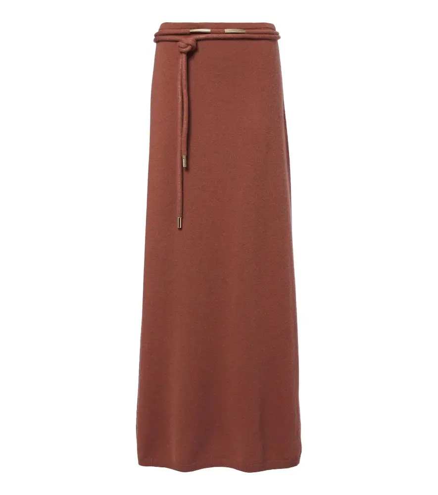 Knitted cashmere maxi skirt Knitted cashmere maxi skirt