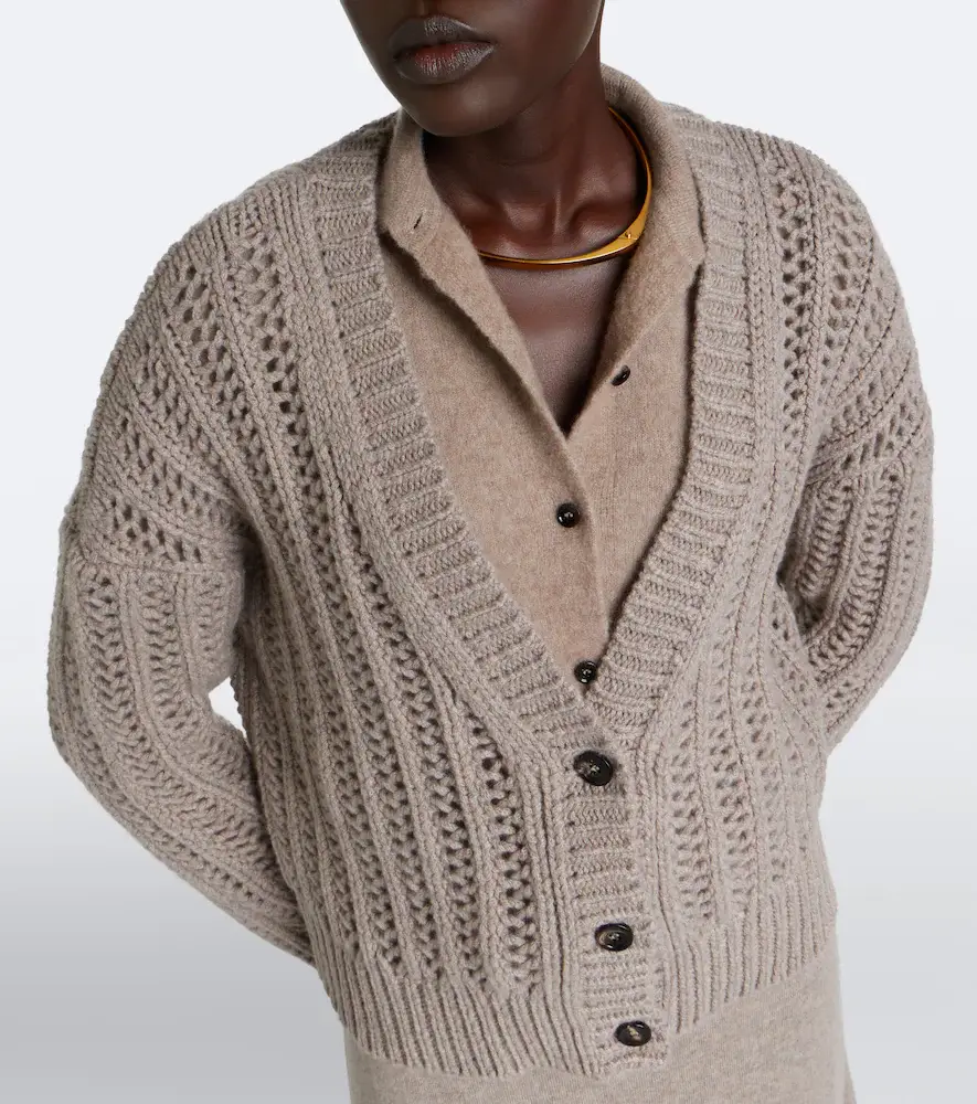 Max Mara Open-knit cashmere cardigan | Thumbnail 2 Max Mara Open-knit cashmere cardigan | Thumbnail 2