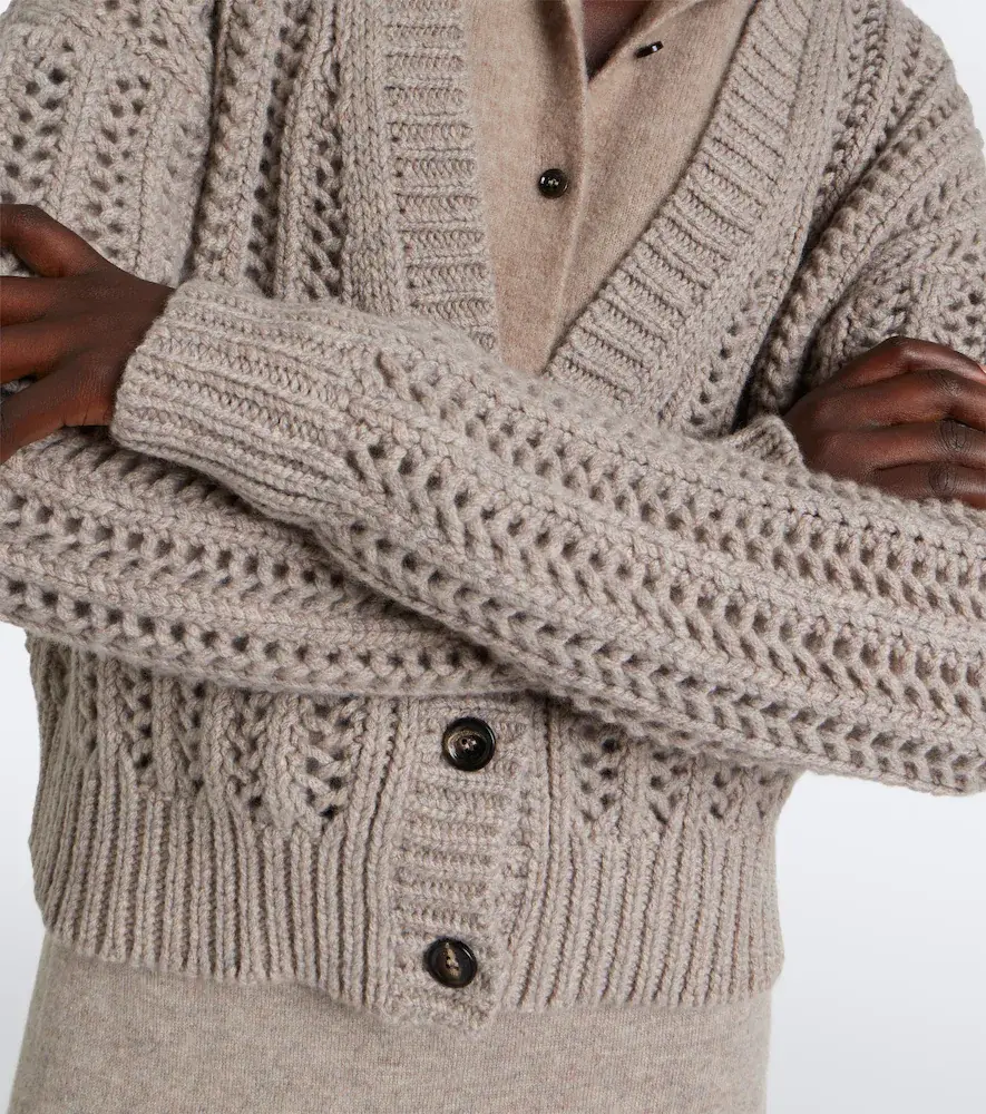 Max Mara Open-knit cashmere cardigan | Thumbnail 5 Max Mara Open-knit cashmere cardigan | Thumbnail 5