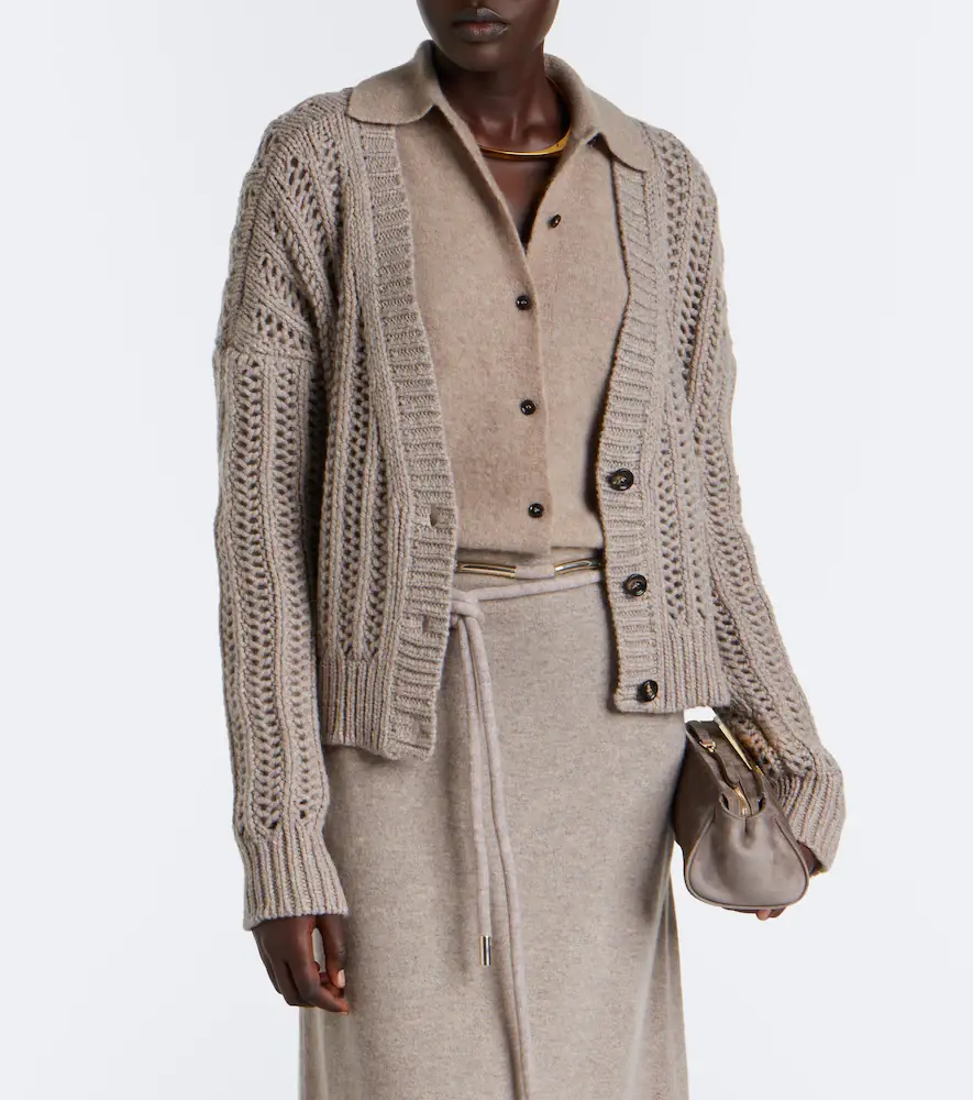 Max Mara Open-knit cashmere cardigan | Thumbnail 6 Max Mara Open-knit cashmere cardigan | Thumbnail 6
