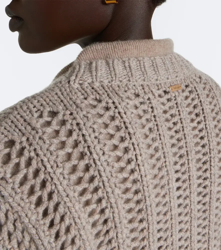 Max Mara Open-knit cashmere cardigan | Thumbnail 7 Max Mara Open-knit cashmere cardigan | Thumbnail 7