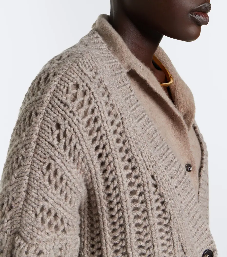 Max Mara Open-knit cashmere cardigan | Thumbnail 8 Max Mara Open-knit cashmere cardigan | Thumbnail 8