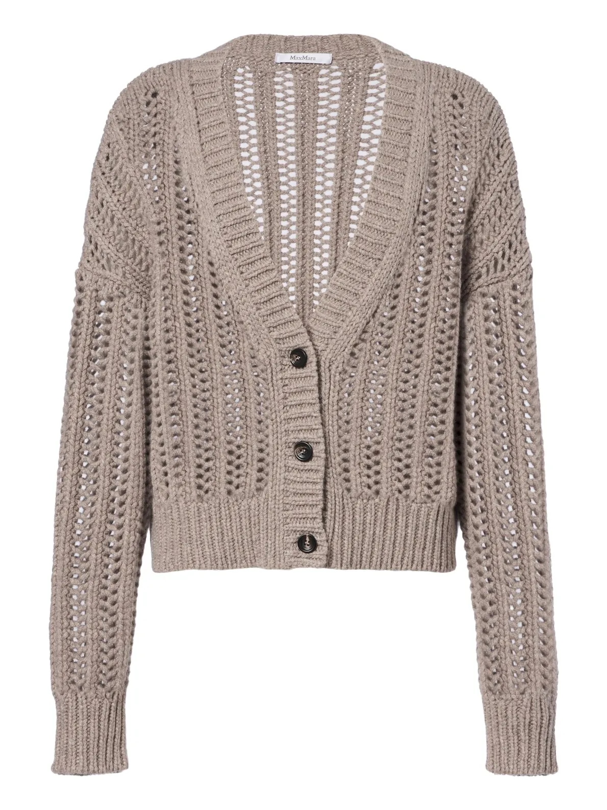 Max Mara Open-knit cashmere cardigan