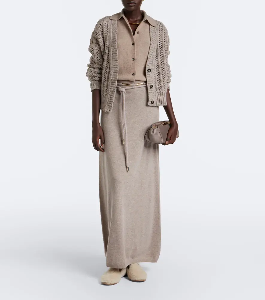 Max Mara Knitted cashmere maxi skirt | Thumbnail 2 Max Mara Knitted cashmere maxi skirt | Thumbnail 2