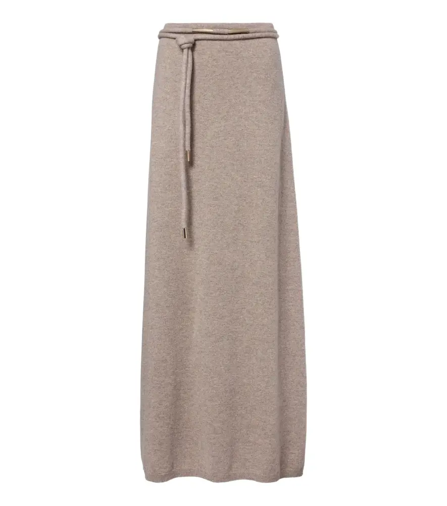 Max Mara Knitted cashmere maxi skirt