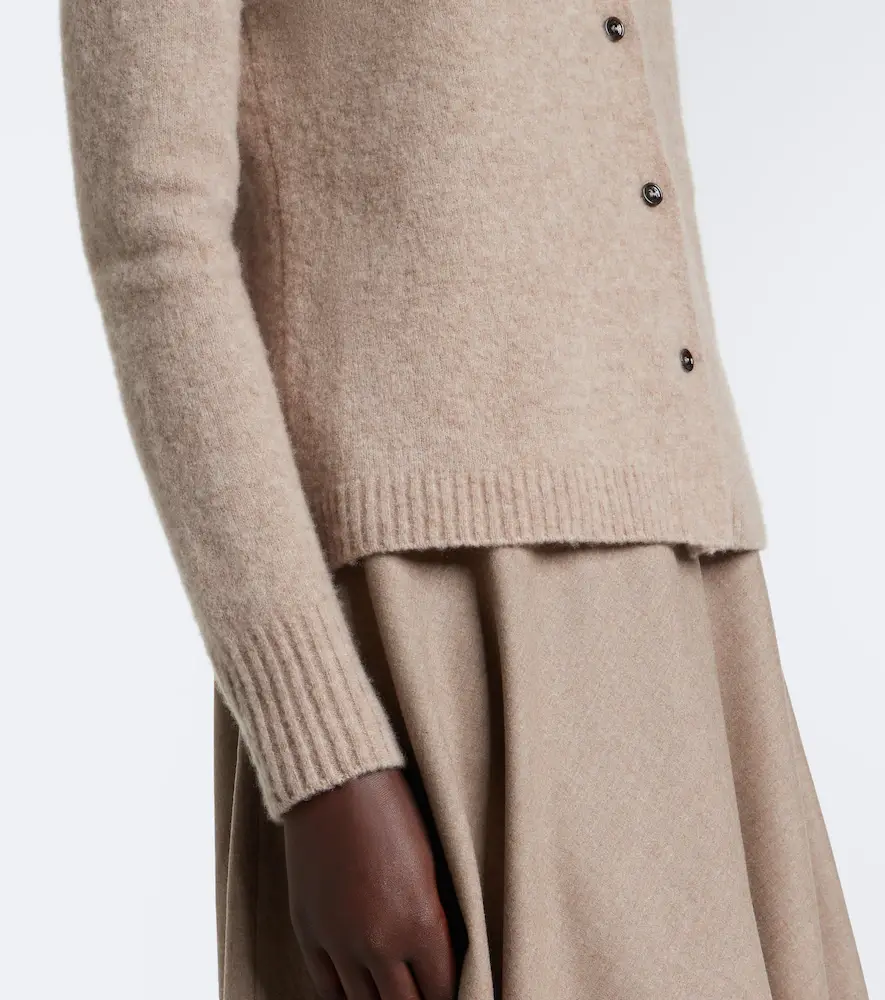 Max Mara Knitted cashmere-blend cardigan | Thumbnail 2 Max Mara Knitted cashmere-blend cardigan | Thumbnail 2