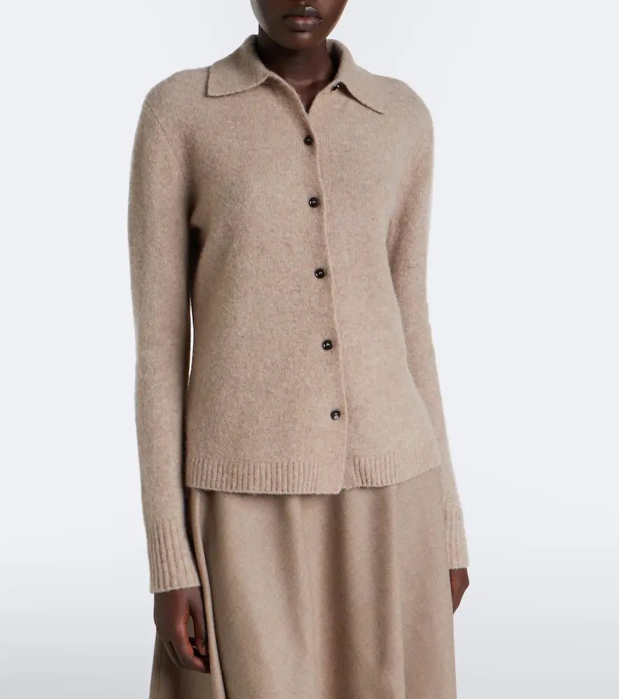 Max Mara Knitted cashmere-blend cardigan | Thumbnail 7 Max Mara Knitted cashmere-blend cardigan | Thumbnail 7