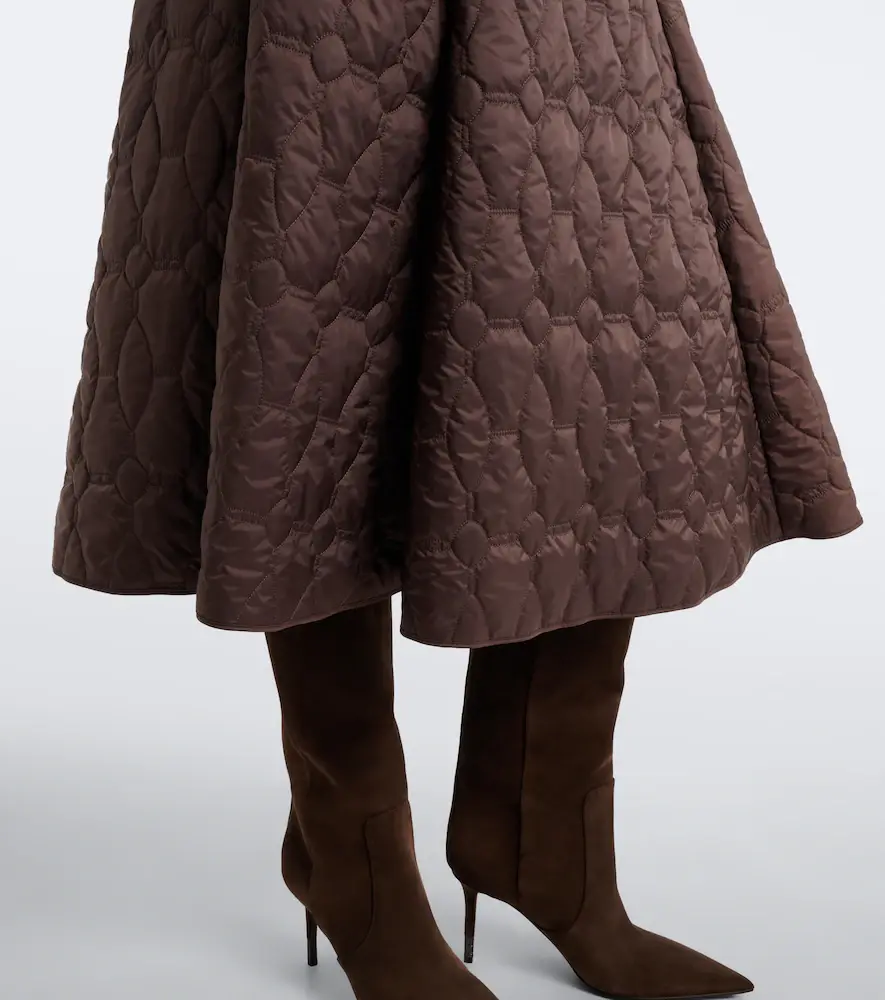Brunello Cucinelli Technical padded midi skirt | Thumbnail 6