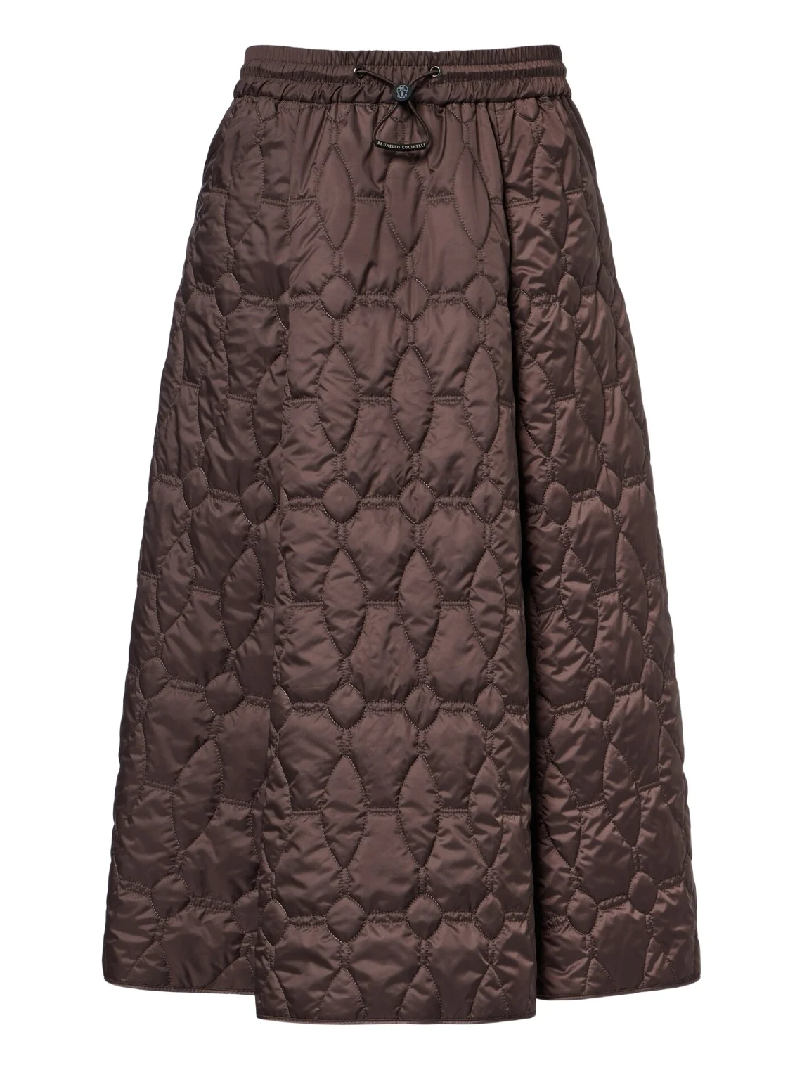 Technical padded midi skirt Technical padded midi skirt