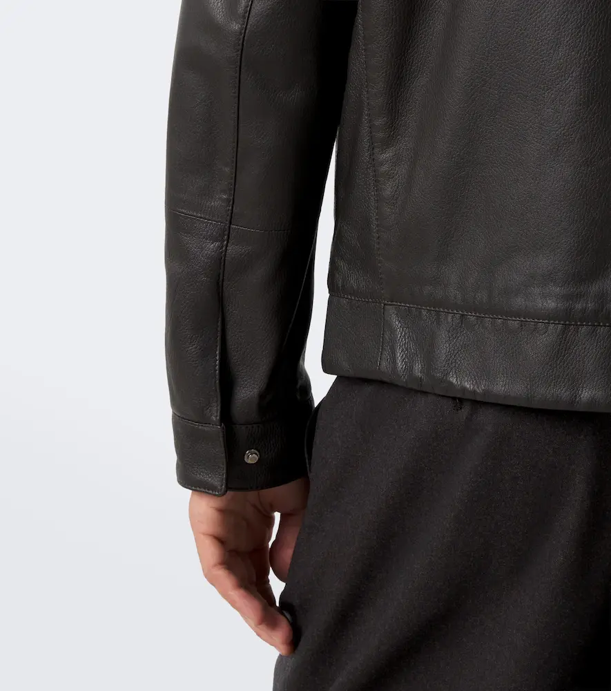 Thom Sweeney Leather jacket | Thumbnail 2 Thom Sweeney Leather jacket | Thumbnail 2