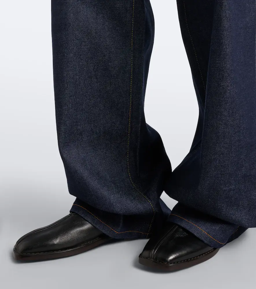 Sacai Belted wide-leg jeans | Thumbnail 4 Sacai Belted wide-leg jeans | Thumbnail 4
