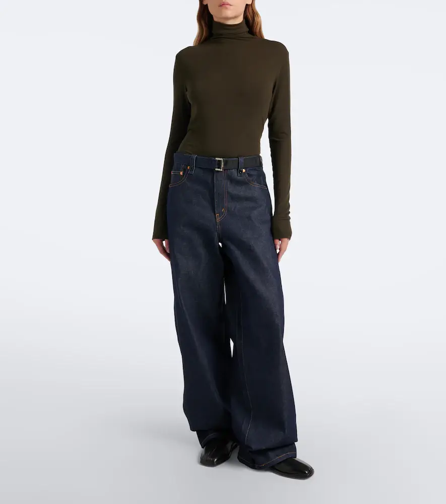 Sacai Belted wide-leg jeans | Thumbnail 7 Sacai Belted wide-leg jeans | Thumbnail 7