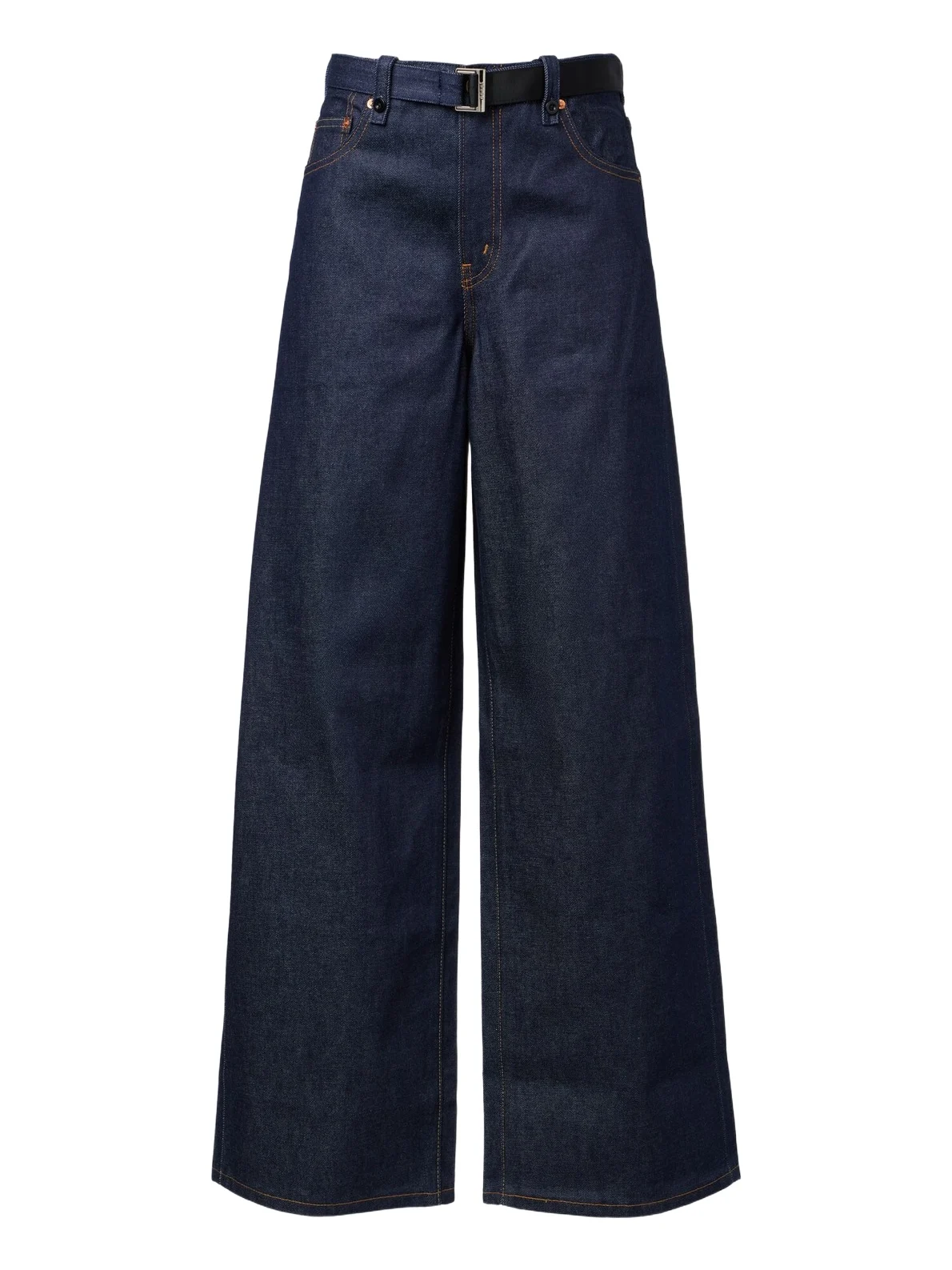 Sacai Belted wide-leg jeans