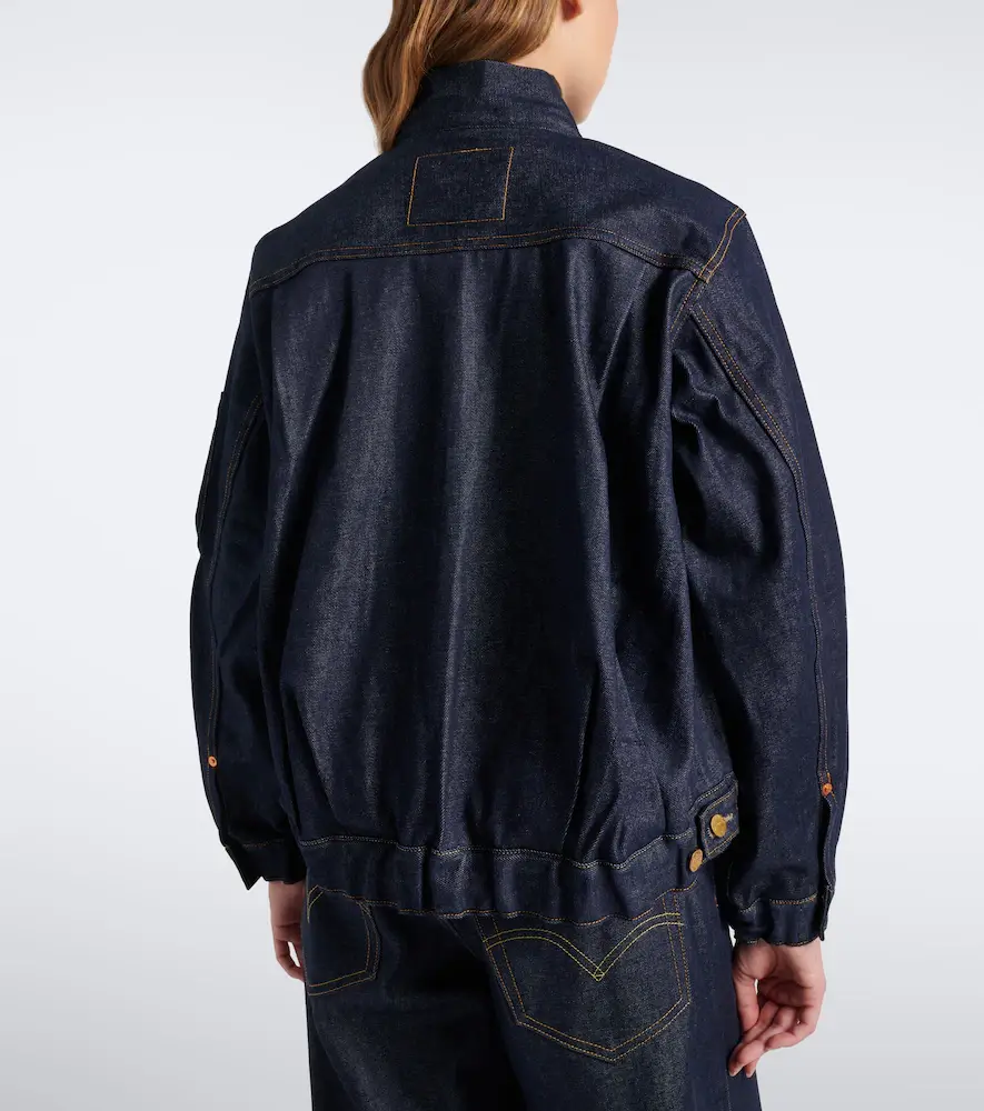 Sacai Denim bomber jacket | Thumbnail 2 Sacai Denim bomber jacket | Thumbnail 2
