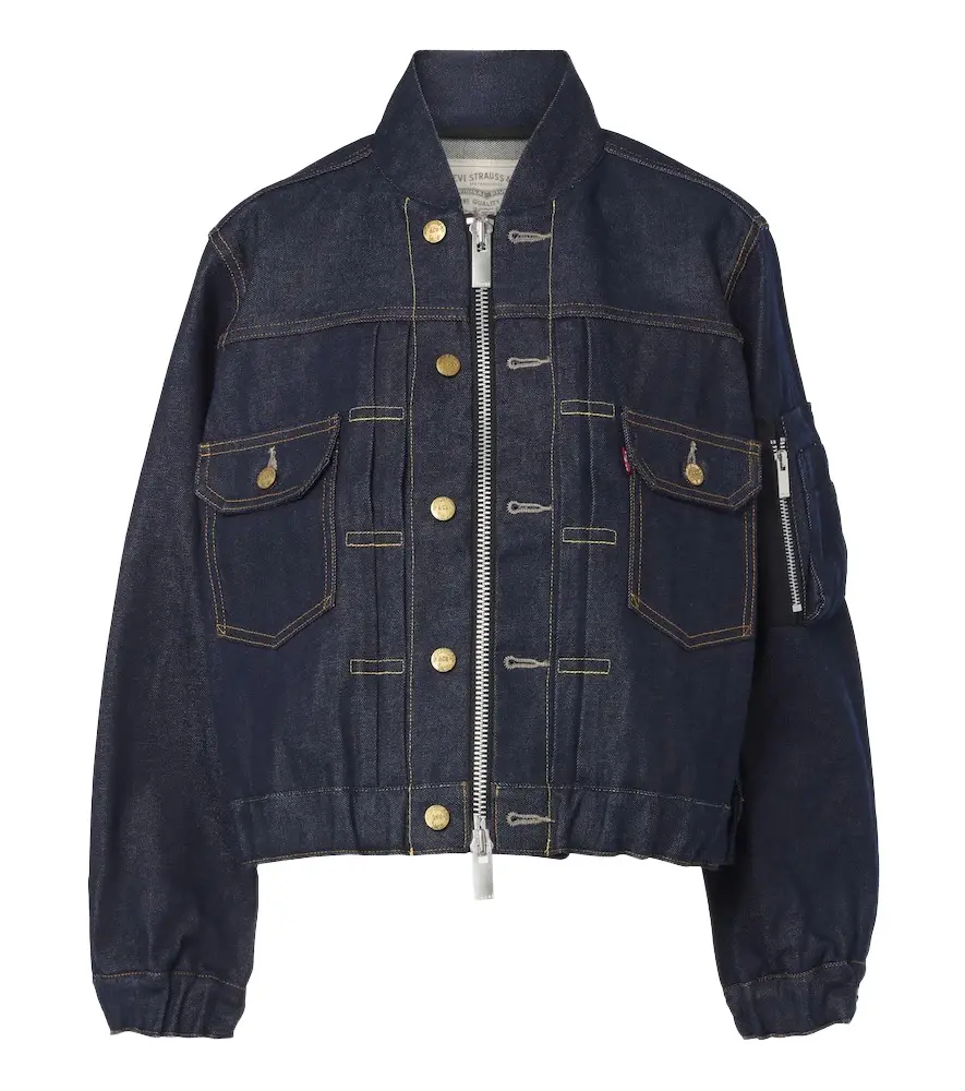 Denim bomber jacket Denim bomber jacket