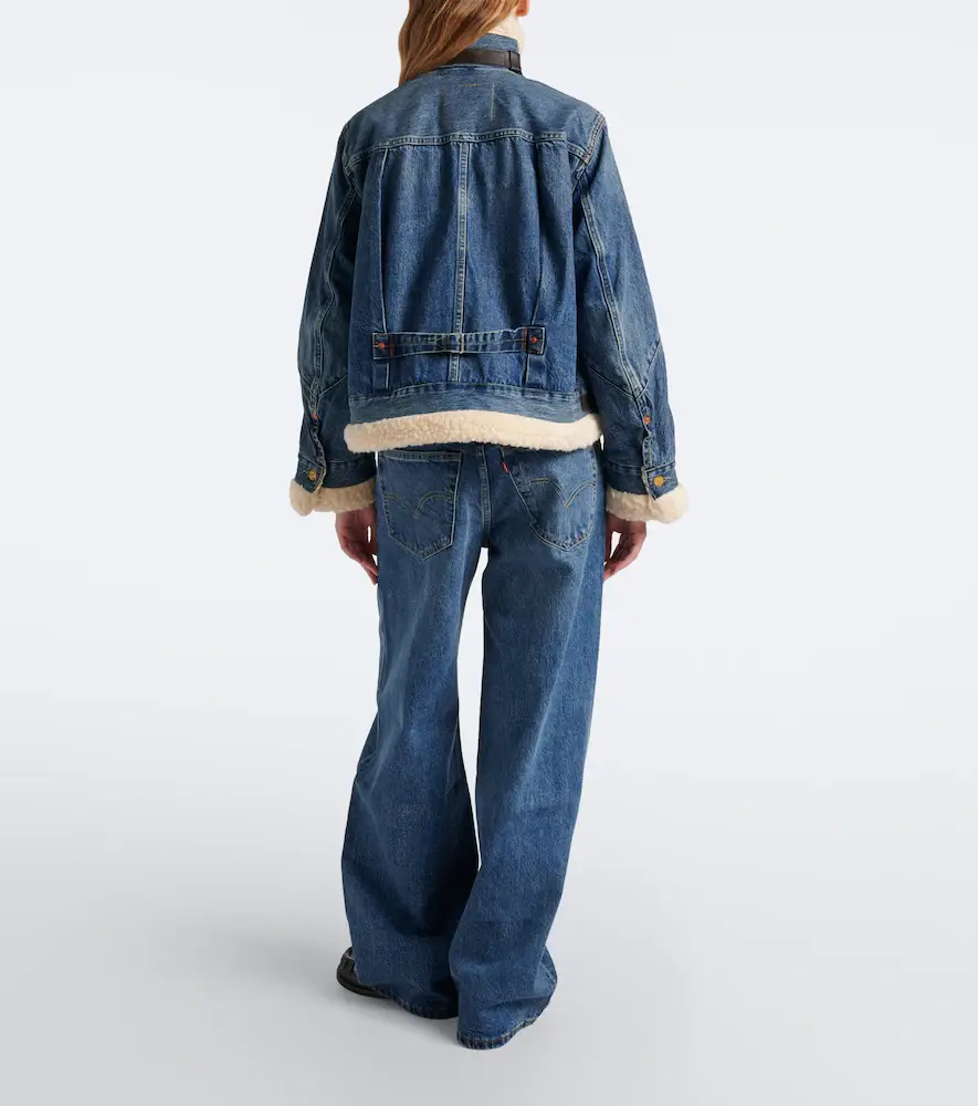 Sacai Belted wide-leg jeans | Thumbnail 5 Sacai Belted wide-leg jeans | Thumbnail 5