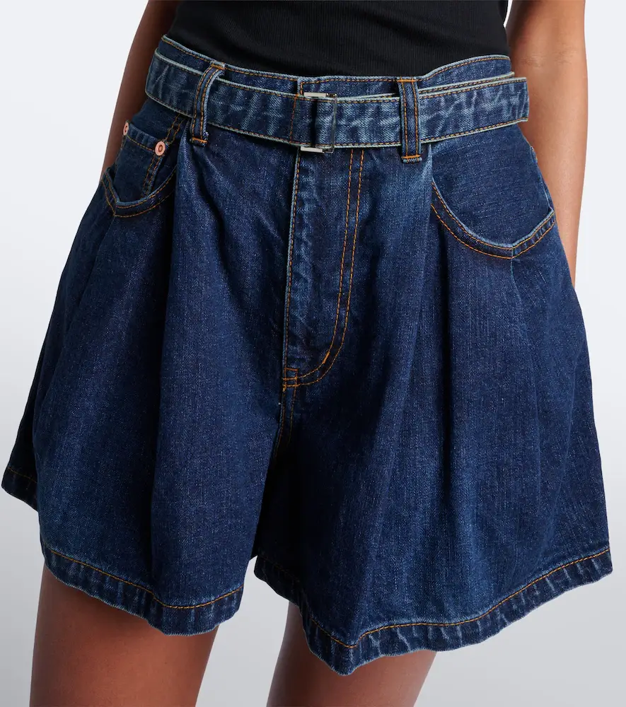 Sacai Belted denim shorts | Thumbnail 2