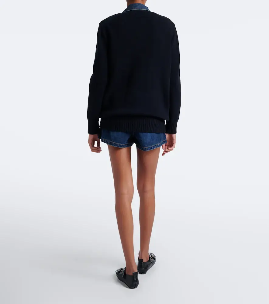 Sacai Belted denim shorts | Thumbnail 3