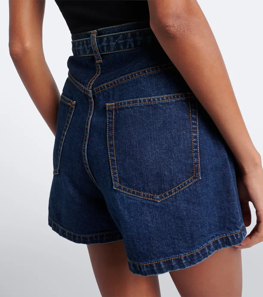 Sacai Belted denim shorts | Thumbnail 4
