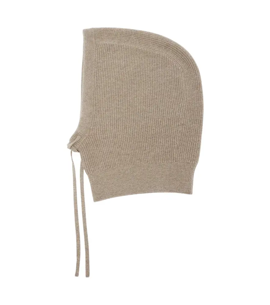Wool and cashmere balaclava