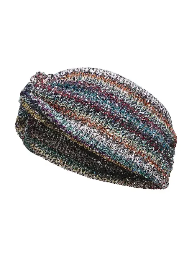 Missoni Knitted sequined headband