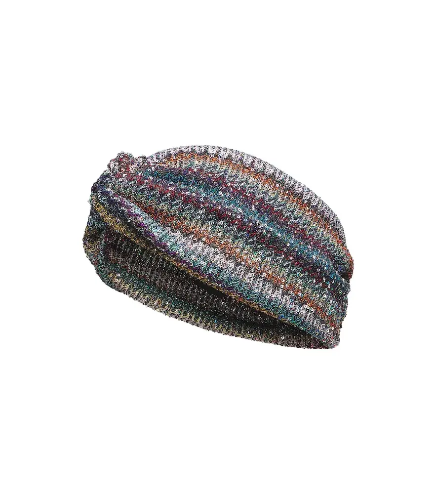 Missoni Knitted sequined headband