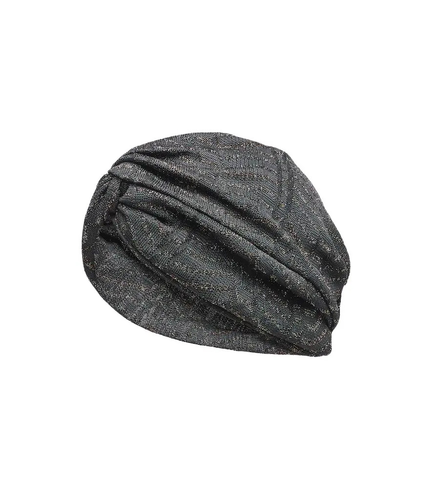 Lamé head wrap