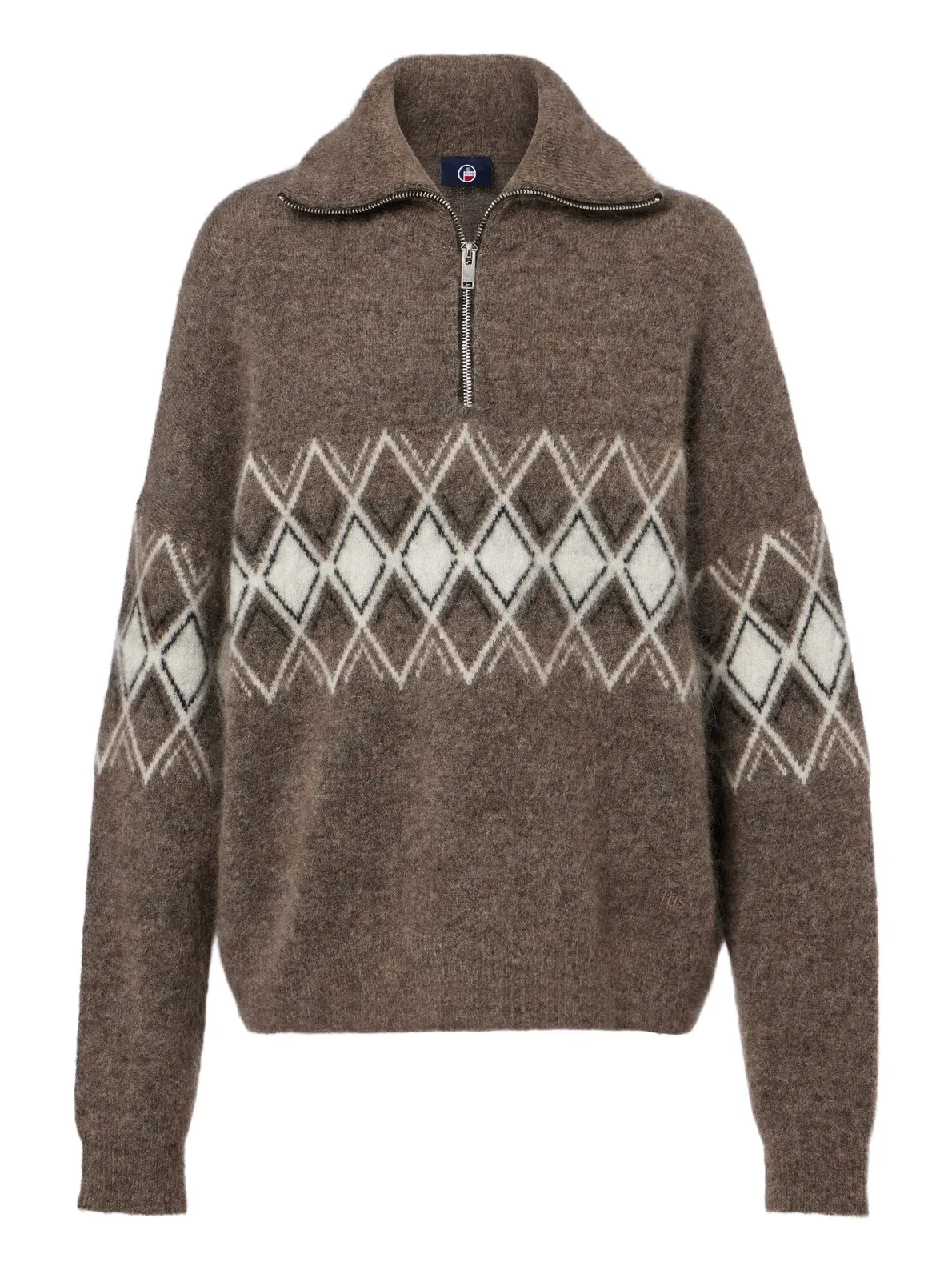 Fusalp Mireva mohair-blend half-zip sweater