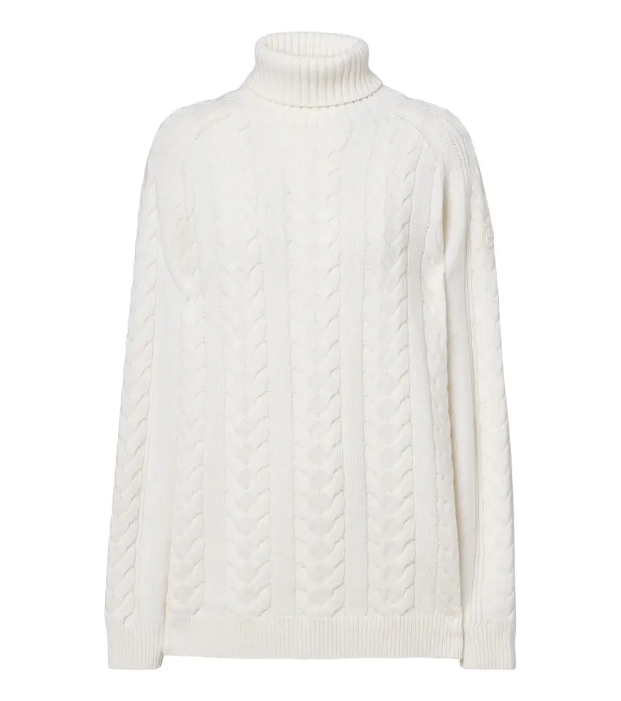 Elwena cable-knit wool and cashmere sweater Elwena cable-knit wool and cashmere sweater