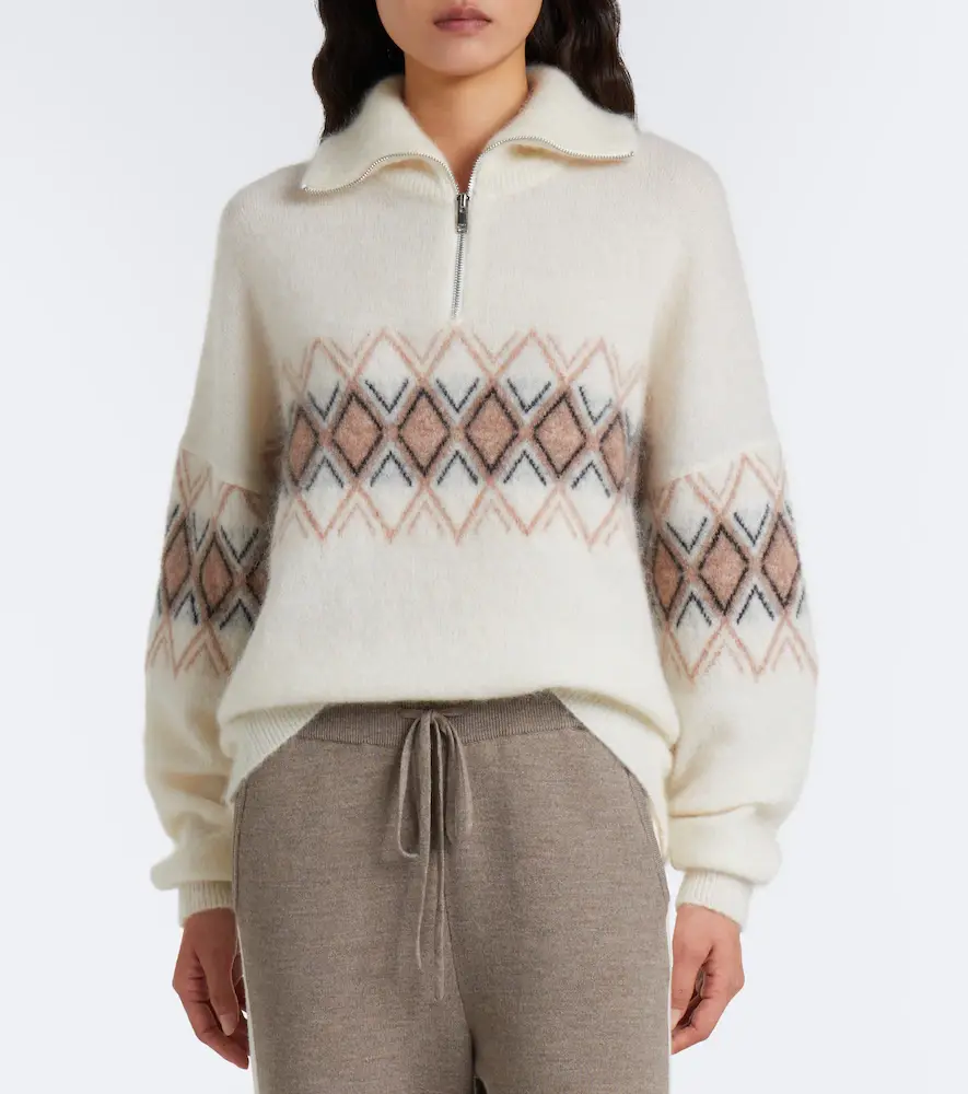 Fusalp Mireva mohair-blend half-zip sweater | Thumbnail 3 Fusalp Mireva mohair-blend half-zip sweater | Thumbnail 3