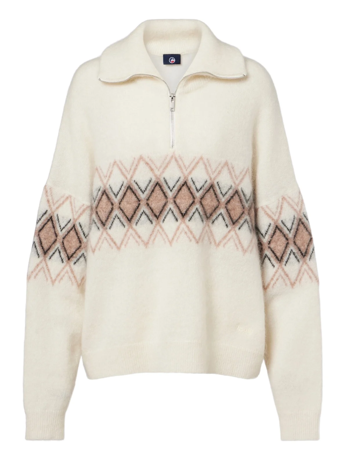 Fusalp Mireva mohair-blend half-zip sweater