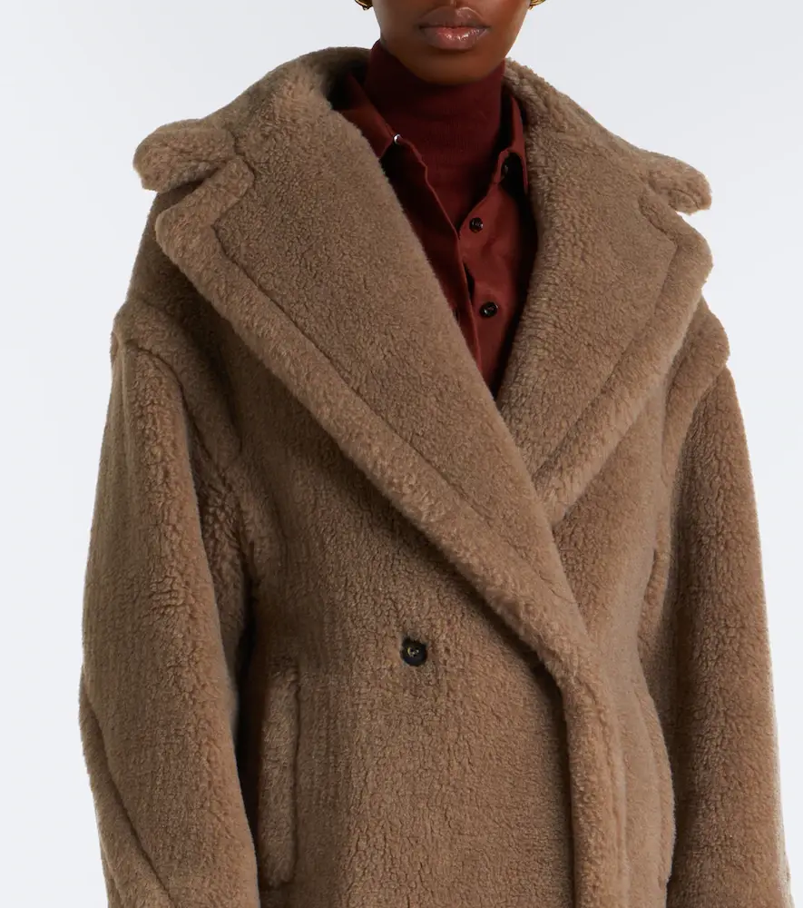 Max Mara Cashmere and silk teddy coat | Thumbnail 3 Max Mara Cashmere and silk teddy coat | Thumbnail 3