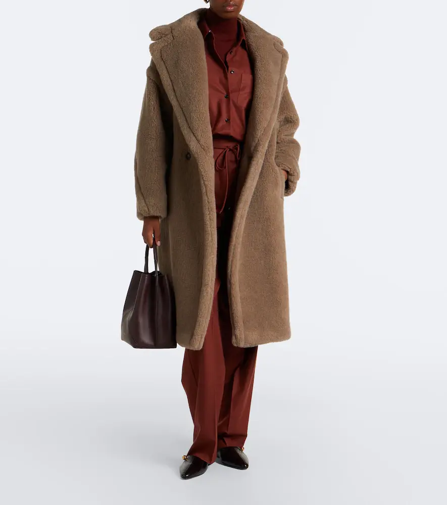 Max Mara Cashmere and silk teddy coat | Thumbnail 5 Max Mara Cashmere and silk teddy coat | Thumbnail 5