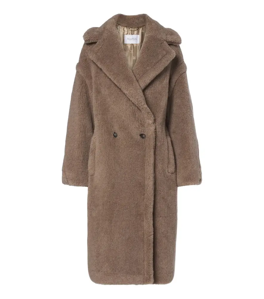 Max Mara Cashmere and silk teddy coat