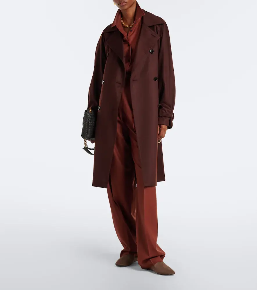 Max Mara Double-breasted cashmere trench coat | Thumbnail 4