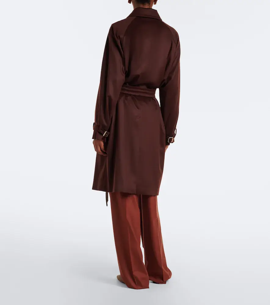 Max Mara Double-breasted cashmere trench coat | Thumbnail 6